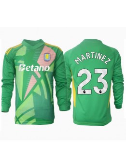 Aston Villa Emiliano Martinez #23 Målvakt Replika Hemmakläder 2024-25 Långärmad